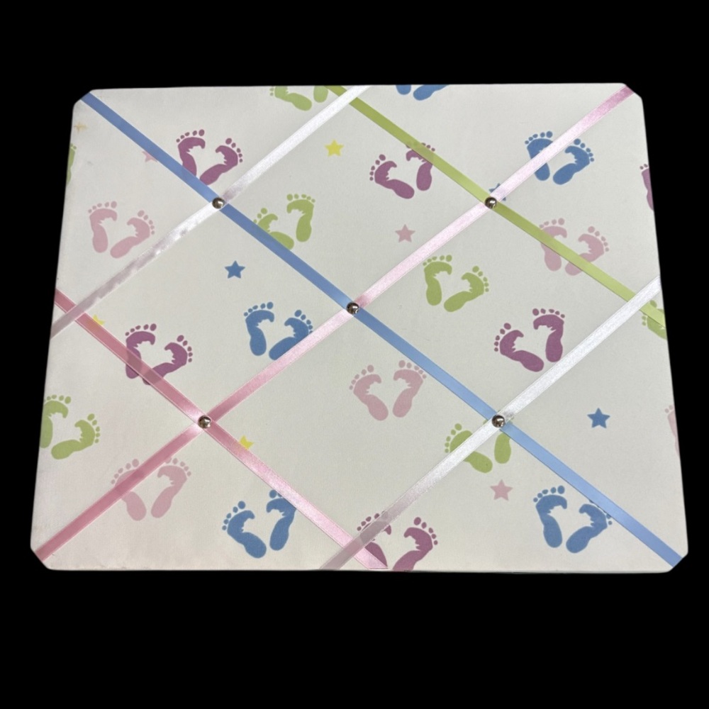 Baby Footprint Memo Board